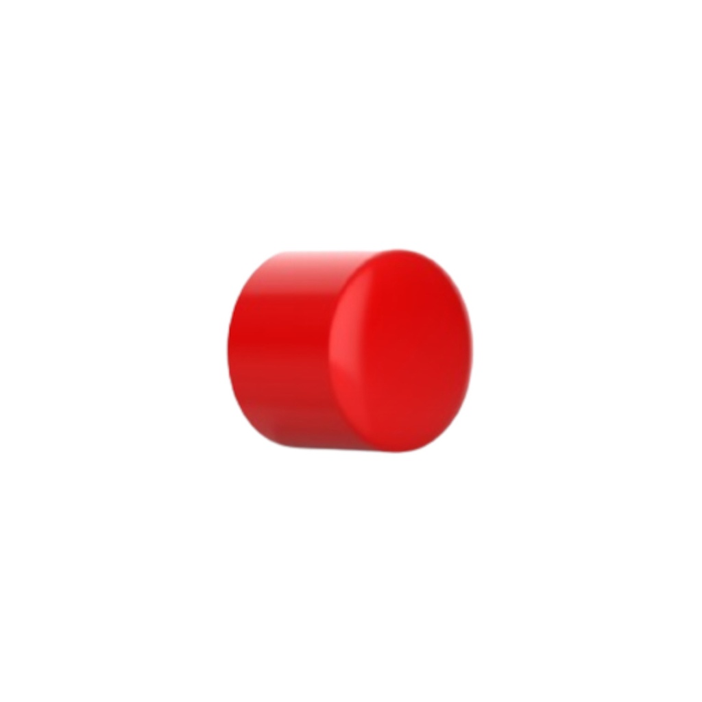 Tube End Cap 25mm (RED)