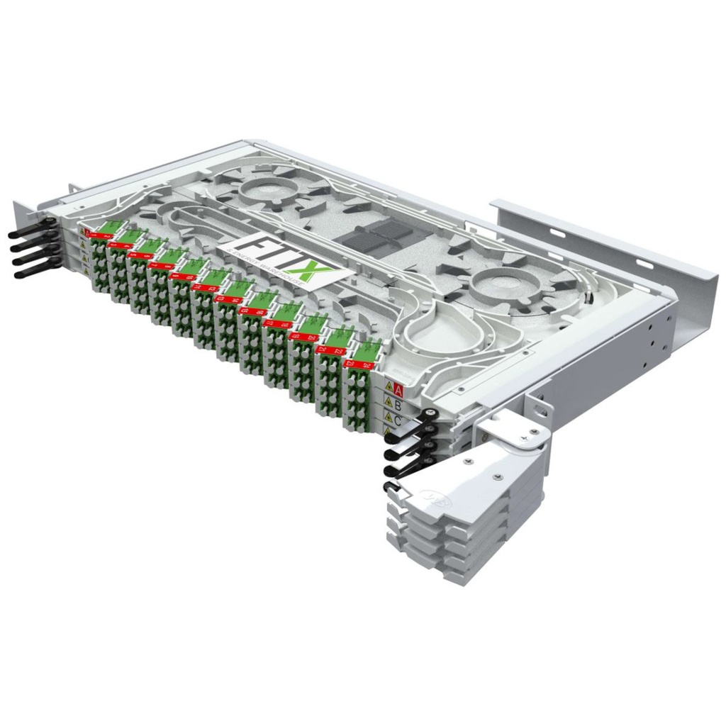 WBT 1U 96F panel populated RH