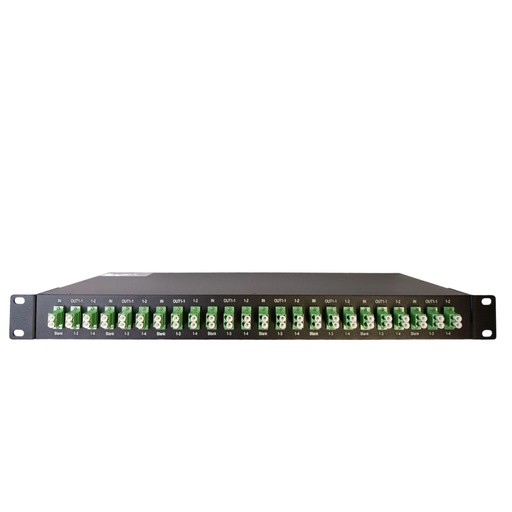 PLC 1x4 with LCAPC 32 Way Splitter Panel