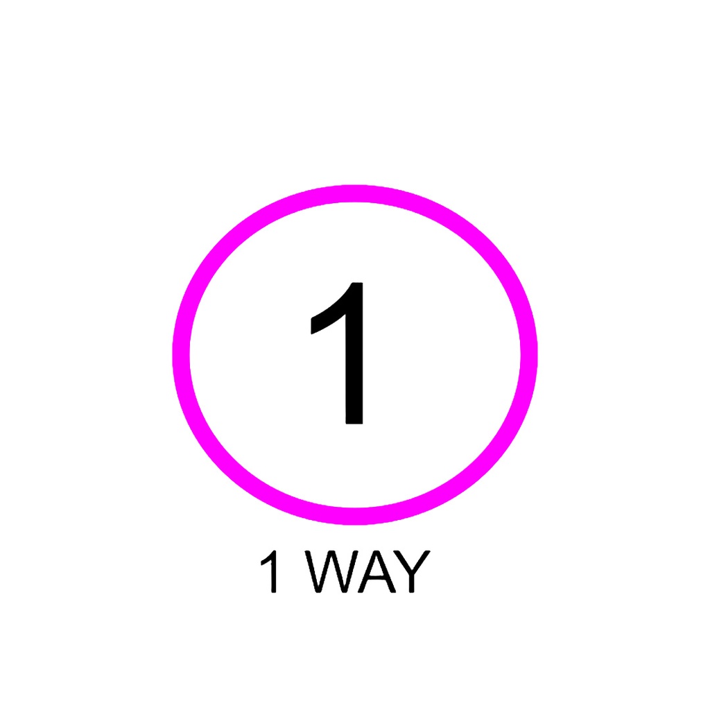 Duct 1 Way 14/10mm Pink