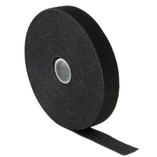 [VEL005Z] Velcro Black 19mmx25m