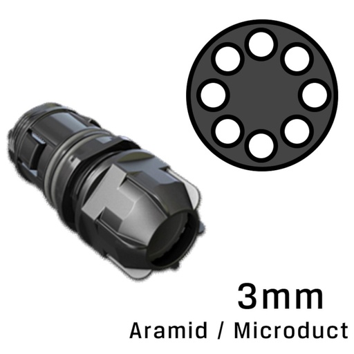 [SEA042Z] Mech Seal Round Drop Entry 8 way 3mm